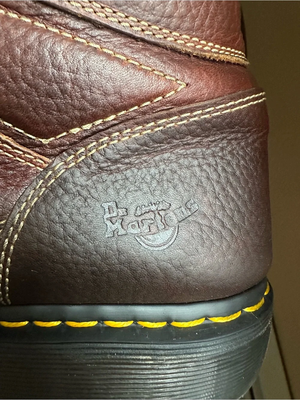 Dr. Martens Ironbridge Brown Leather Steel Toe Industrial Work Boots Men's 13